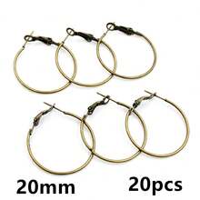 20个15-30毫米圆形耳环DIY首饰制作配件 - Earring hoops - 查看 17