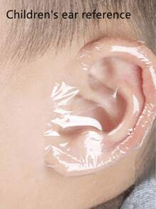 20pcs/Pack Disposable Waterproof Ear Plugs For Swimming, Bathing, Shower, Kids Ear Covers - White - View 1