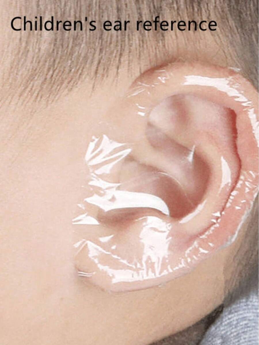 20pcs/Pack Disposable Waterproof Ear Plugs For Swimming, Bathing, Shower, Kids Ear Covers - White - View 1