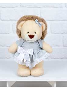 Lion Plush 20cm For Decoration - 1 Piece - 灰色 - 查看 1