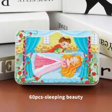 1 Box/60 Small Puzzle Pieces, Educational Early Education Toys, Small Puzzle Metal Boxes For Children's Intellectual Development, Wooden Puzzle Games With Puzzle Boards, Themed Puzzle Wooden Toys, Gifts For Boys And Girls In Kindergartens,Puzzle,Puzzles,Games - 60-piece Small Puzzle - View 19