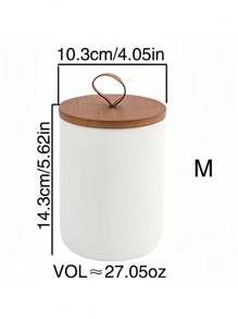1 件陶瓷咖啡罐，适用于厨房，家用食品储存罐，厨房装饰，可用于谷物、大米、盐、香料，适合户外野餐、派对、礼物、生日 - 彩色 - 查看 19