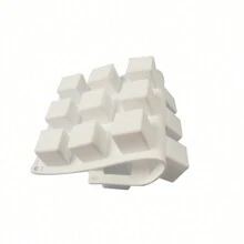 1pc 15-Cavity Square Silicone Mold, Cube Mould For Mousse, French Dessert, Jelly, Pudding, Cake, Ice Cube, Soap