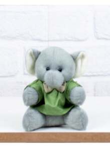 Mini Lion, Elephant, Monkey And Giraffe 12 Cm - 4 Pieces - 綠色 - 查看 2