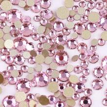 2-6 毫米,6 种尺寸混合,1440 件/包,闪亮金色、银色背面、平底水晶非热修复水钻钻石艺术珠水钻 DIY 美甲装饰饰品宝石用品 - 混尺寸 - 查看 7