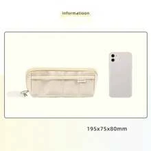 10 Layers Super Large Transparent Prism Pencil Bag,School Student Pencil Case - 粉色 - 查看 4