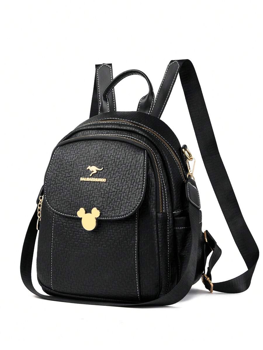 Women Large Capacity Backpack Purses High Quality Leather Female