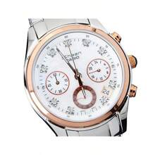 Casio Reloj de Dama Edifice Sheen Cronógrafo Diseño con Diamantes SHN-5003PS-7ADR - Blanco - Ver 3