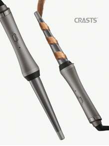CRASTS 16-25mm 锥形卷发器 美发 加热快 温度调节快 卷发器 钛硬板 家用 护发礼品 - 英規插(220-240V) - 查看 11