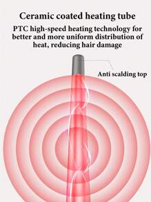 CRASTS 16-25mm Cone Hair Curler Hair Beauty, Heatting Fast,Quick Temperature Adjustment,Curler Hair,Titanium Hard Plate,Home Use,Hair Care Gift