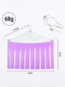 1pc Dutch Pig Fringe Corner House Escape Tent Nest Pet Hide House Small Pet Hide House Hamster Hammock Comfortable Isolation Shelter - Multicolor - View 4