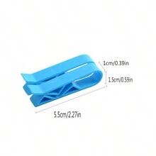 5pcs Garbage Bag Clamps, Non-Slip Bag Sealer Clips - Blue - View 6