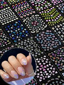 10 piezas Uñas postizas con arte de flores, pegatinas de color de uñas talla grande populares, calcomanías y adornos de flores de colores, rhinestones y ornamentos 3D autoadhesivos, encantadores decalques de margaritas y flores, suministros de uñas con forma de corazón, accesorios decorativos para diseño de uñas para damas y niñas pegatinas de uñas
pegatinas uñas
uñas pegatina
calcomanías para uñas decoración de uñas pegatinas de uñas pegatinas para uñas etiqueta engomada