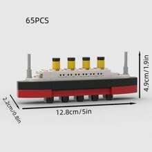 经典沉船 MOC 积木船套装，成人 DIY 组装轮船建筑玩具模型，适合作为生日、圣诞节礼物 - 型號 - 查看 16