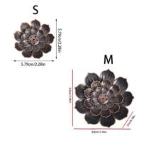 Support à encens pour bâtons, brûle-encens, cendrier détachable en forme de lotus pour la décoration de la maison, accessoires de parfum pour le yoga et le SPA
