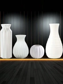 1 件牢不可破的塑料花瓶，是客厅电视柜、家居桌面的理想装饰。适用于盆栽、鲜花、干花和插花。婚礼、派对、办公桌和电脑桌的完美配饰。适合搭配人造花和花瓶，满足各种装饰需求（仅限花瓶） - 彩色 - 查看 8