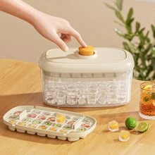 夏季冰淇淋模具，2 层 56 格，附赠冰淇淋勺，冰块模具 - 彩色 - 查看 11