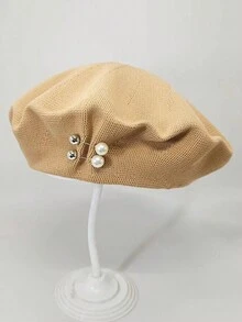 1 pieza Boina francesa elegante - Disfraz y fiesta de disfraces de lana de moda para adultos - Boinas unisex - boina de lana - Ver 5