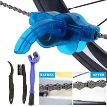 4pcs/Set Bike Washing Kit, Including Chain Scrubber, Chain Cleaning Brush, Cassette Cleaner And Large Scrub Brush