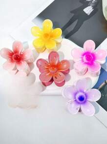 1 pieza/6 piezas Elegantes pinzas para el cabello con flores hawaianas, pinzas para el cabello con forma de flor, accesorios para el cabello de mujer, pinzas para el cabello con flores hawaianas, pinzas para el cabello con flores en miniatura antideslizantes, pinzas para el cabello con flores en degradado, pinzas elegantes y dulces con forma de flor para el cabello, garras para el cabello de flores de estilo boho de acrílico, pinzas para el cabello con forma de flor multicolor, pinzas brillantes para el cabello con flores, accesorios de peinado antideslizantes y resistentes, accesorios casuales para el cabello de mujer, accesorios casuales para el cabello estilo princesa, pinzas de moda antideslizantes para el cabello, pinzas de flores de plástico para el cabello, pinzas de flores dulces y minimalistas para el cabello, accesorios de peinado antideslizantes, pinzas de moda multicolor para el cabello, opción perfecta para mujeres, ideal para uso diario, adecuado para peinados casuales, r