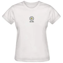 Babylook Feminina Cotton Print Hope Baby Look Hope - 白色 - 查看 1