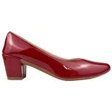 Comfortable Women's Social Scarpin Shoes With Thin Toe - 紅色 - 查看 2