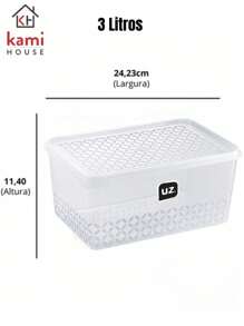 Colorless Transparent Multipurpose Pot 3 Liter UZ - 無色 - 查看 2