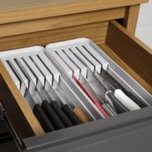 Drawer-Safe Knife Organizer - 白色 - 查看 2