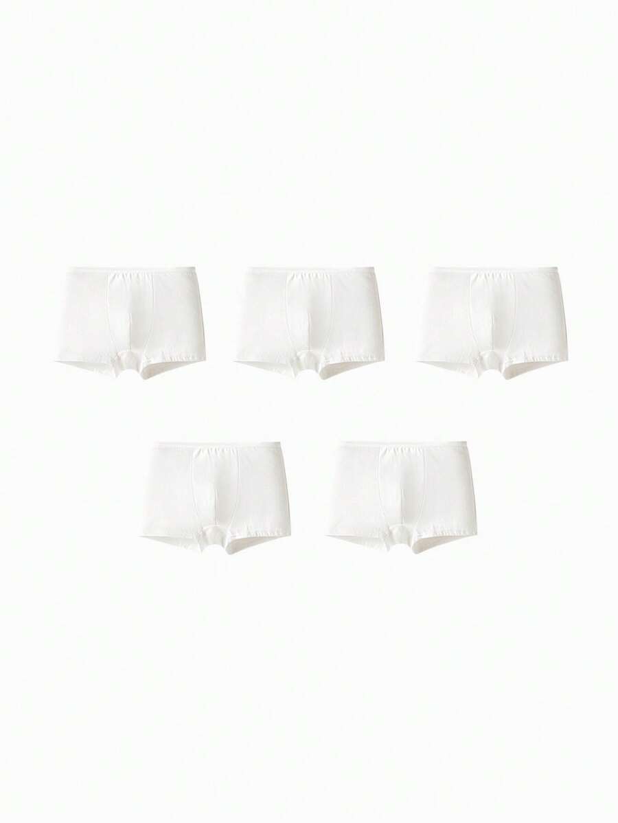 Balabala 青春少女一次性内裤五件装男女童三角裤头适合中大童少女方便卫生 - 白色 - 查看 1