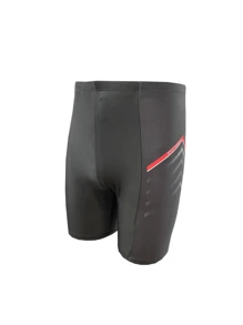 Pantalones cortos de natación deportivos talla grande recientes para hombres, con entrepierna de 5 pulgadas, alta elasticidad y calidad