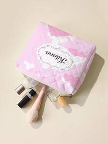 Túi đựng mỹ phẩm mới, Túi đựng mỹ phẩm có hình ảnh tùy chỉnh (Ảnh, Phong cảnh, Hình minh họa, Tên), có thể được tùy chỉnh theo thiết kế độc đáo của bạn, Túi đựng mỹ phẩm có khóa kéo nhẹ cũng hoàn hảo cho ví tiền xu, hộp bút chì, hoàn hảo để mua sắm, hẹn hò, kỳ nghỉ, du lịch, Lễ hội, tiệc tùng hoặc làm quà tặng, túi trang điểm - Nhiều màu - Xem 3