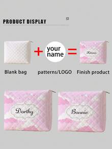 Túi đựng mỹ phẩm mới, Túi đựng mỹ phẩm có hình ảnh tùy chỉnh (Ảnh, Phong cảnh, Hình minh họa, Tên), có thể được tùy chỉnh theo thiết kế độc đáo của bạn, Túi đựng mỹ phẩm có khóa kéo nhẹ cũng hoàn hảo cho ví tiền xu, hộp bút chì, hoàn hảo để mua sắm, hẹn hò, kỳ nghỉ, du lịch, Lễ hội, tiệc tùng hoặc làm quà tặng, túi trang điểm - Nhiều màu - Xem 4