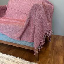 Kit 02 Units Blanket For Sofa Protector And Decoration 100% Cotton Quilt Covering Bed Large Handmade Loom 1.40 X 2.40 - 混合鮭魚 - 查看 2