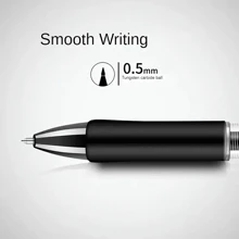 6-12pcs Retractable Neutral Pen Set - 0.5mm Replaceable Ink, Suitable For Office And School Writing - Black, Red And Blue, Back To School - Multicolor - View 8