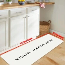 1 pezzo Tappetino da bagno personalizzato con immagine, resistente alle macchie, soffice tappetino da cucina antifatica, tappetino passatoia antiscivolo per casa e lavandino