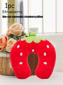 1pc Travel Pillow - Soft Neck Head Chin Support Pillow,Cute Animal,Comfortable In Any Sitting Position For Airplane,Car,Train,Machine Washable,Gift - Multicolor - View 1