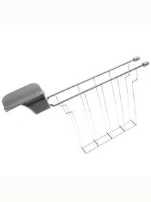 1pc Space-Saving Sandwich Toaster Rack – Modern, Durable, Fits All Toasters For An Organized, Mess-Free Kitchen - Multicolor - View 4