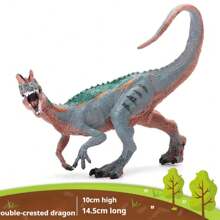 1-76 piezas Conjunto de juguetes de dinosaurios jurásicos, figuras realistas de dinosaurios de plástico blando como Triceratops, T-Rex, Pteranodon y otros, regalos educativos para fiesta de cumpleaños - Multicolor - Ver 21