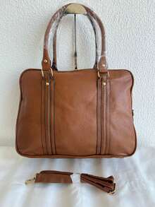 Women's Briefcase Bags / Geande / Synthetic Leather / Three Compartments - 棕色 - 查看 1