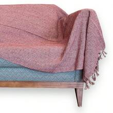 Kit 02 Units Blanket For Sofa Protector And Decoration 100% Cotton Quilt Covering Bed Large Handmade Loom 1.40 X 2.40 - 混合鮭魚 - 查看 1