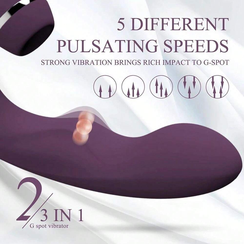 Vibrador orgásmico femenino, masajeador estimulador del punto G con