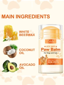 Pet Foot Care Stick, Dog And Cat Paw Anti-Crack Moisturizing Cream Pet Care, Screw Rod Design Does Not Dirty Hands More Convenient. - Multicolor - View 4