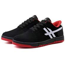 Nyc Shoes Casual Skater Style Sneakers New Release - PRETO/VERMELHO - 查看 5