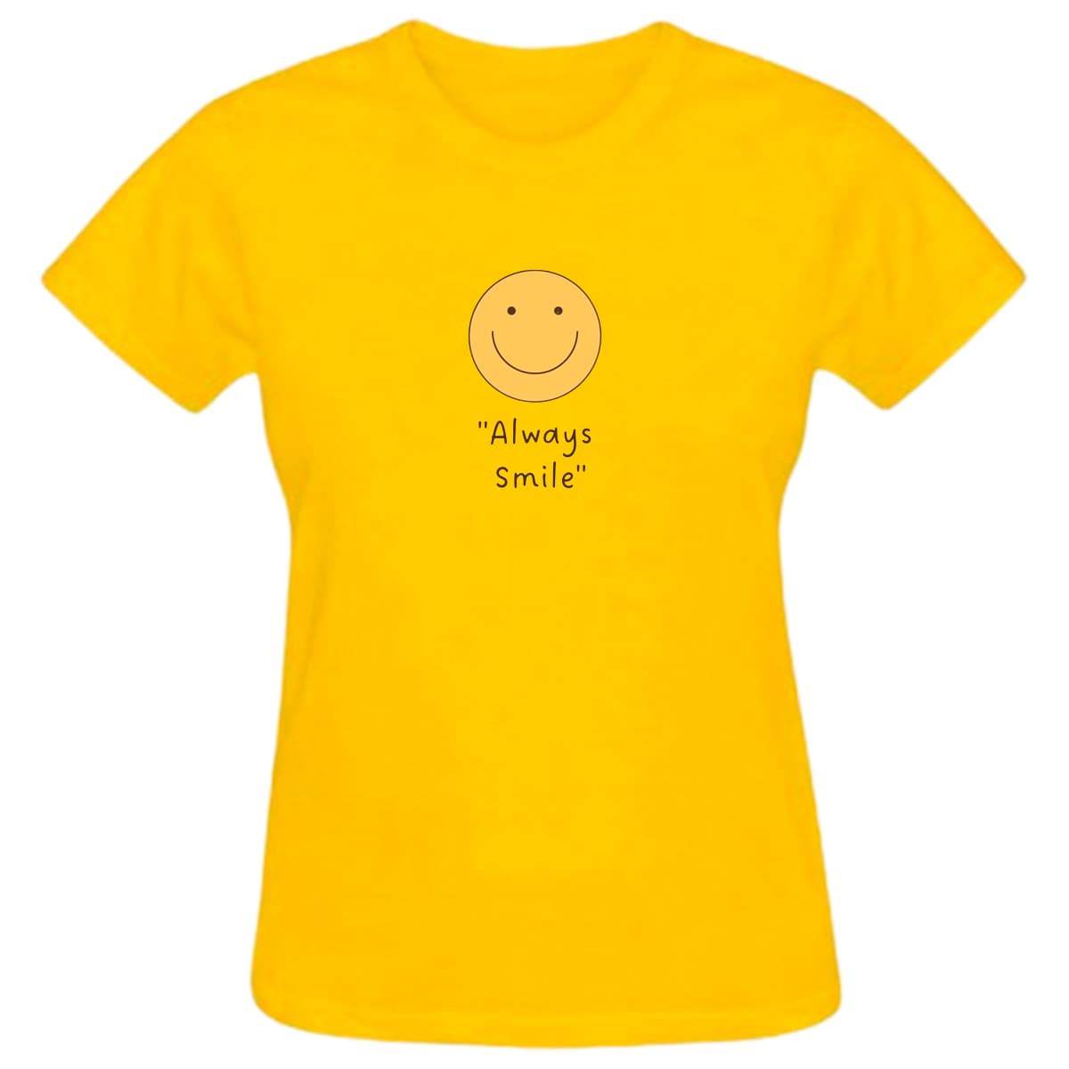 Babylook Academia T-Shirt For Women Smile Training Blouse - 黃色 - 查看 1