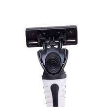 1 件装 12 刀片不锈钢 6 层手动剃须刀刀片 男士 - 彩色 - 查看 5