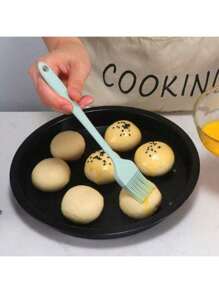 Kit 5 Pieces Kitchen Utensils Silicone Spoon Spatula Fue Spatula Small Brush - Black - View 6