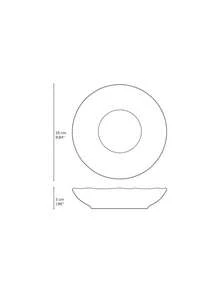 Set Of Deep Bio Latte Ceramic Plates Porto Brasil Kit 6 Units - 綠色 - 查看 4