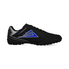 Iconic Silhouette Soccer Shoes For Synthetic Grass, Fut 7 - Made In Mexico - High Quality Materials - Color Blue Black Gold White For Adult Unisex - 黑色 - 查看 3