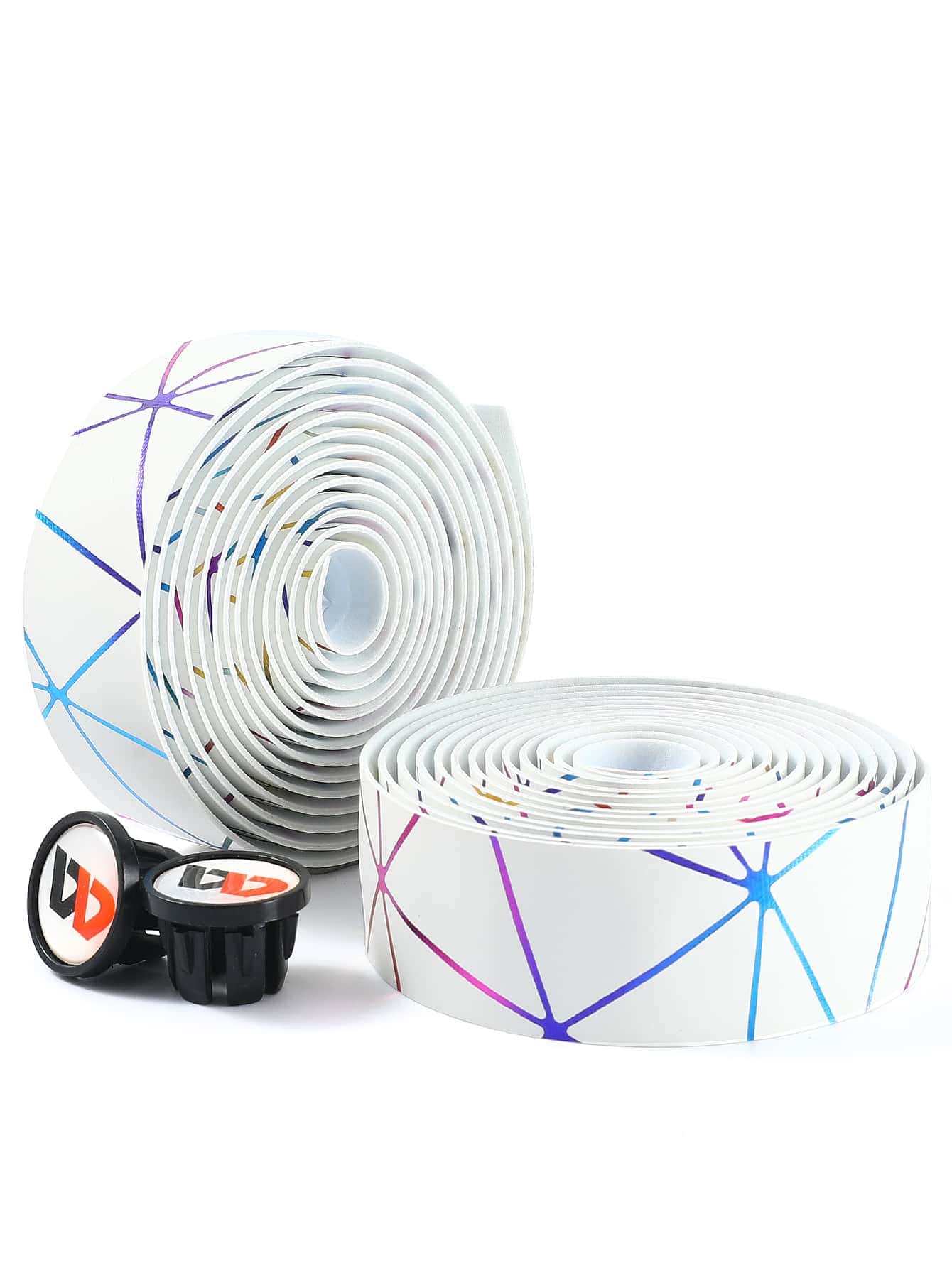 1 对 WEST BIKING 彩色线条公路自行车赛车车把，带 PU 防滑车把胶带 - 彩色 - 查看 11