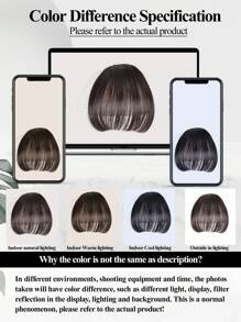 1pc Synthetic Air Bangs Wigs Heat Resistant Hairpieces Hair Women Girl Natural Short Fake Bangs Black Hair Brown Bangs Hair Clips In Hair Extensions Air Bangs Clip In Hair Extensions Curtain Bangs Blonde Thick Bangs Clip On Bangs For Women Clip On French Bangs Curved Bangs Daily Wear Carnival New Year Available